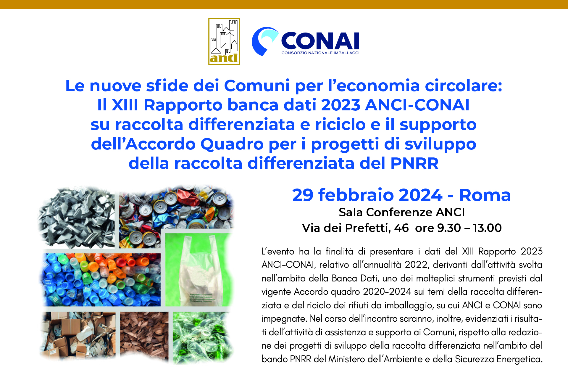 Porgramma save 29 febbraio